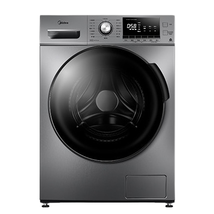 以旧换新：Midea 美的 MD100VT55DG-Y46B 洗烘一体机 10kg 银色 券后1699元