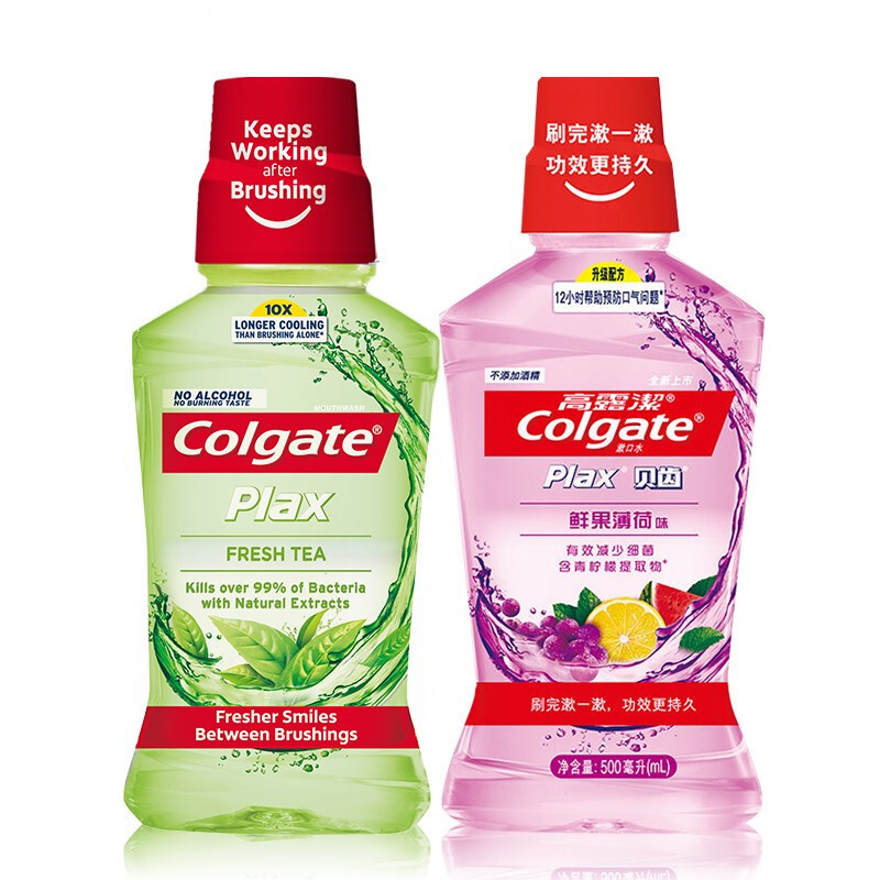 Colgate 高露洁 茉莉绿茶漱口水 500ml 券后10.3元