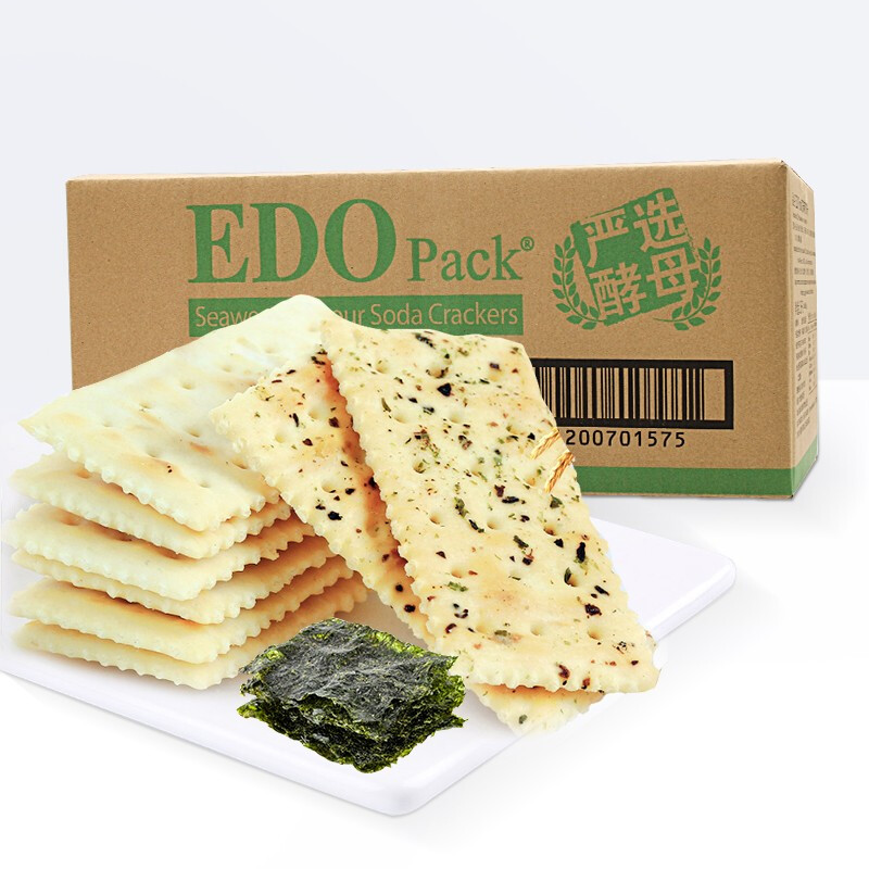 EDO Pack 酵母苏打饼干 海苔味 2.5kg 37.1元