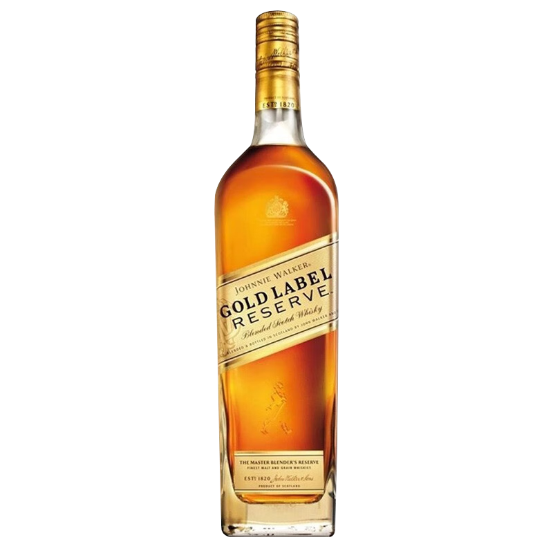 plus会员：尊尼获加（JOHNNIE WALKER）金方 苏格兰 调和型威士忌 750ml 进口洋酒 220.55元（需领券）