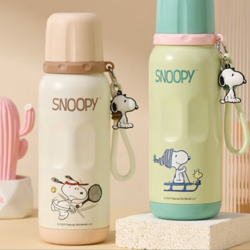 再降价、PLUS会员：SNOOPY 史努比 316不锈钢保温杯 600ml 35.55元包邮(多重优惠后)