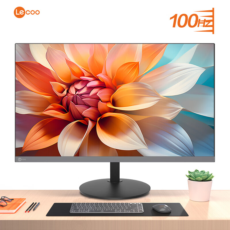 Lecoo 来酷 B2431E 23.8英寸VA显示器（1080P、100Hz、98%sRGB） 449元