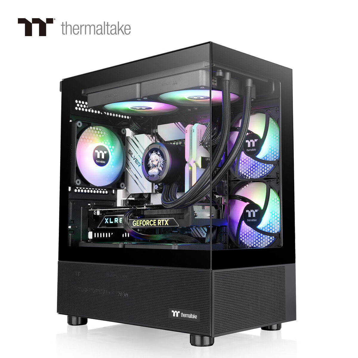 Thermaltake 曜越 钢影 透S240 M-ATX机箱 黑色 129元（晒单返10元E卡后）