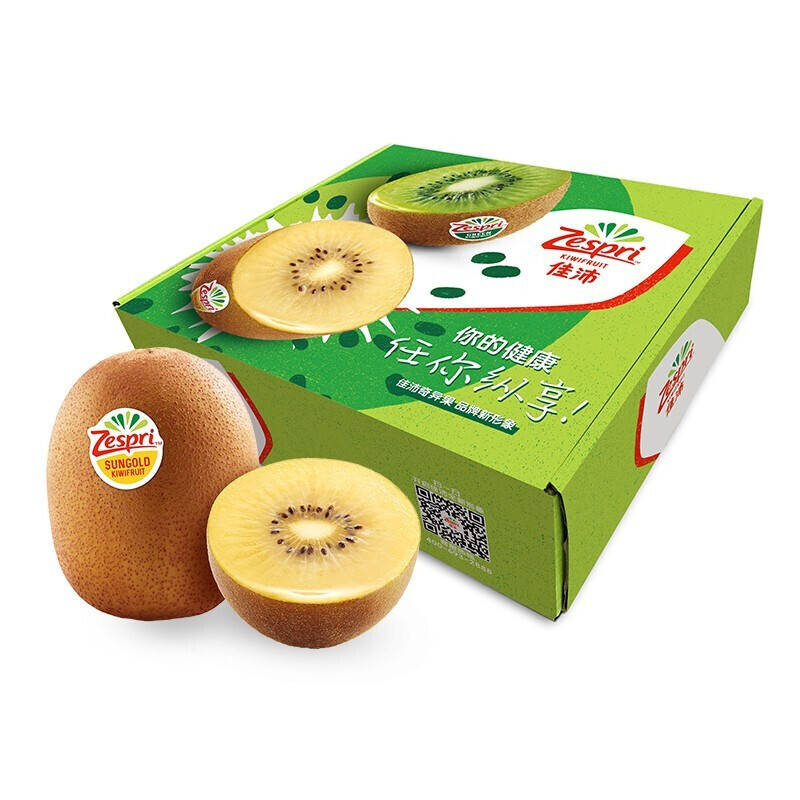 Zespri 佳沛 阳光金果 奇异果 特大果 单果124-145g 12个 72.79元