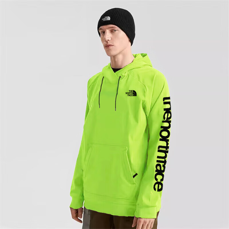 THE NORTH FACE 北面 卫衣款户外保暖加绒连帽衫3M4E 黄色/8NT XL 199元