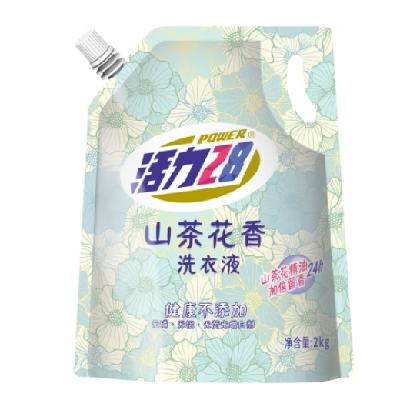 微信小程序、PLUS会员：活力28 山茶花洗衣液 2kg 6.85元包邮(需用券)