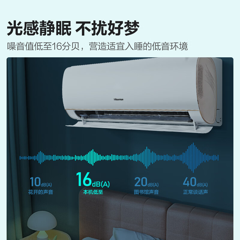 Hisense 海信 速冷热系列 KFR-35GW/S510-X1 新一级能效 壁挂式空调 大1.5匹 券后1859元