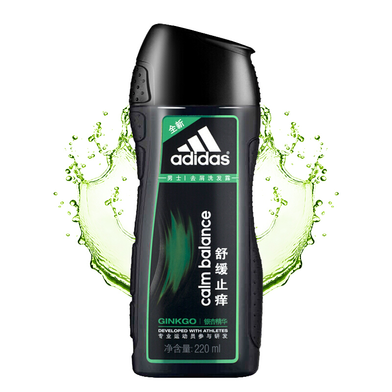 adidas 阿迪达斯 男士舒缓止痒去屑洗发露 220ml 7.53元