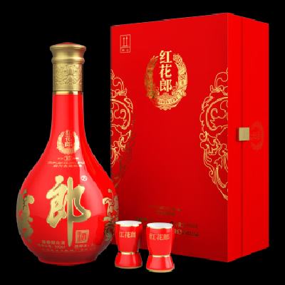 预售：郎酒 红花郎15 酱香型 白酒 53度 500ml*1瓶 礼盒装【中秋礼品】 460元（10元可抵扣152元）