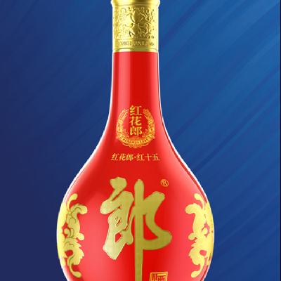 再降价、预售：郎酒红花郎15 酱香型 高度白酒 53度 500ml 单瓶装  460元（定金50元抵125元）