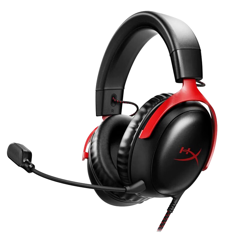 plus：HYPERX 极度未知 飓风3 头戴式游戏电竞耳机 DTS音效  564.59元