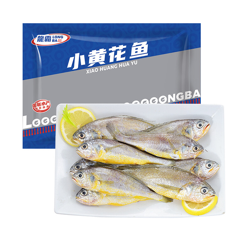 GUOLIAN 国联 小黄花鱼 24-32条 1.2kg 券后39.9元