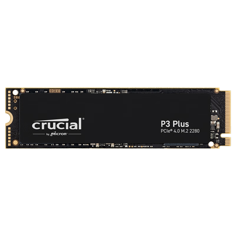 PLUS会员：Crucial英睿达 美光1TB SSD固态硬盘M.2接口(NVMe PCIe4.0*4) PS5拓展 读速5000MB/s P3Plus系列原厂颗粒 397.01元包邮