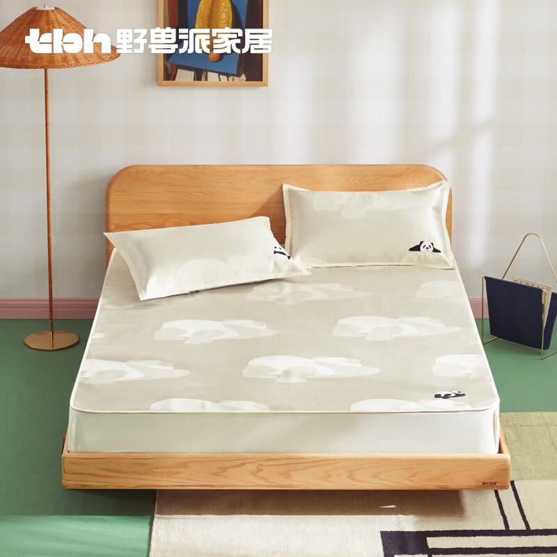 值选、家装季：tbh 野兽派家居 熊猫嘭嘭t系列 撅屁屁 冰丝凉席 180cmx200cm 449.1元