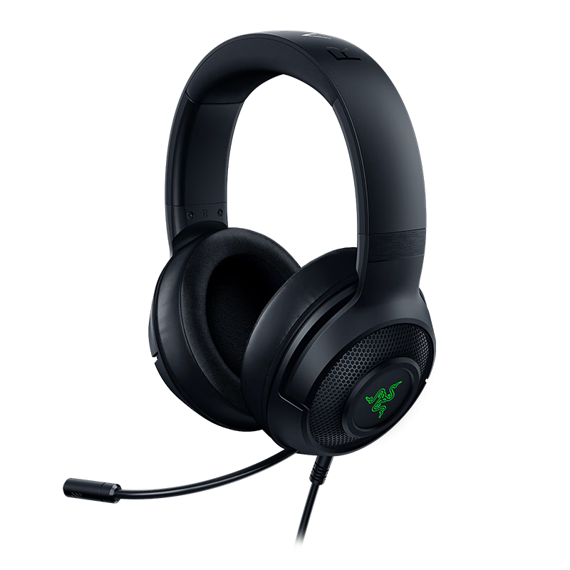 开学季：雷蛇（Razer）北海巨妖V3 X 有线头戴式电竞游戏耳机耳麦 319元