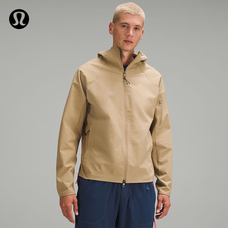 lululemon丨Wool-Blend 男士羊毛混纺拉链连帽衫 LM3EX1S 沙漠黄 S 994.9元（需领券）