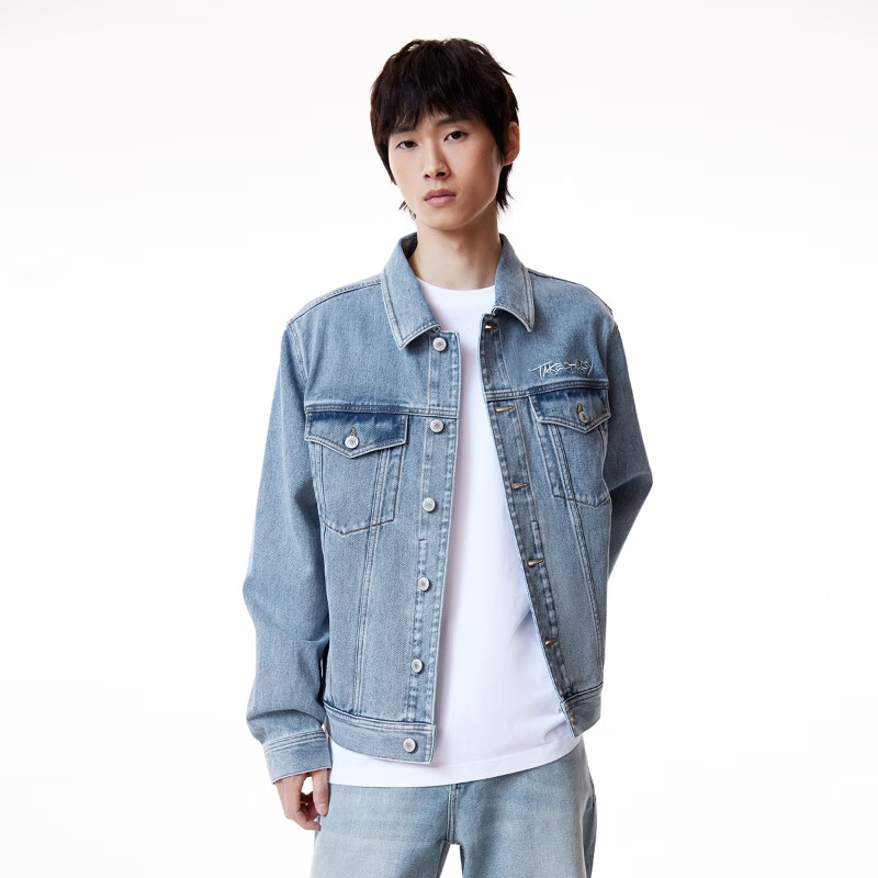 plus、杰克·琼斯（JACK&JONES）男装牛仔外套 317.36元包邮