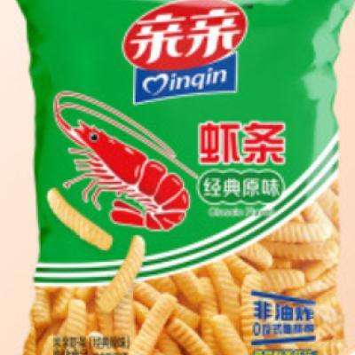 再补券：亲亲 虾条80g/包 多口味任选6件 2.73元/件（ 需拍6件，共16.4元，双重优惠）