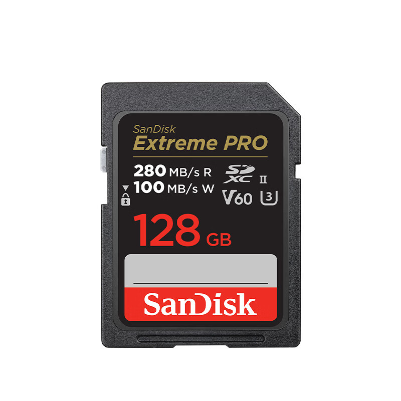 SanDisk 闪迪 Extreme PRO SD存储卡 128GB（UHS-II、V60、U3） 券后479元