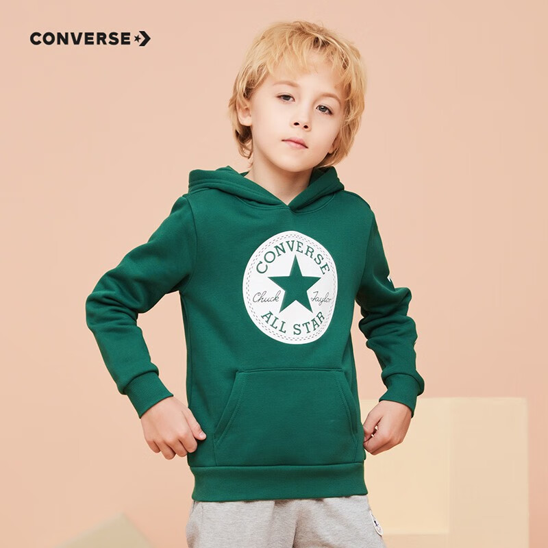 CONVERSE 匡威 儿童针织休闲卫衣 券后58.51元