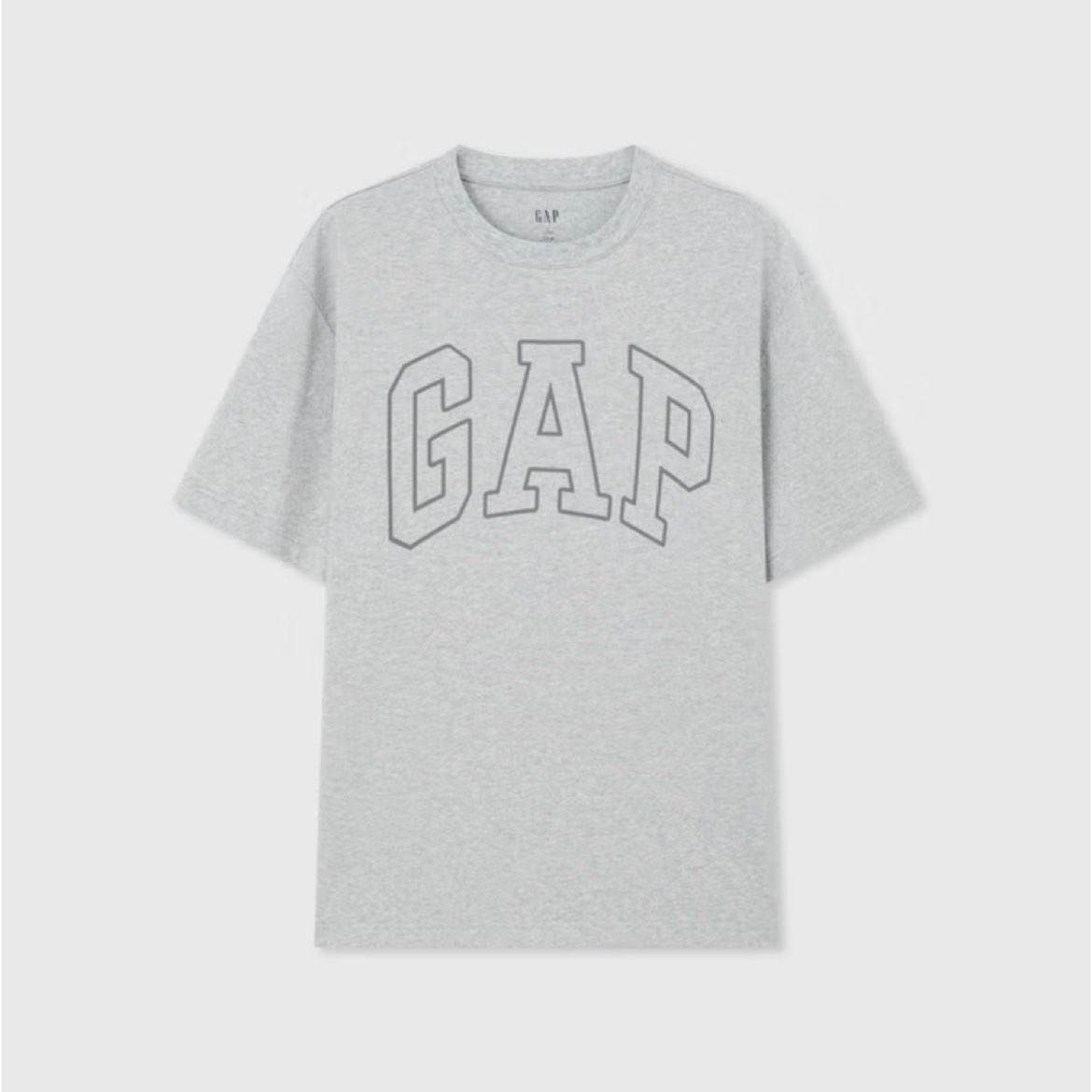 Gap 男装2024夏新款撞色logo圆领短袖T恤 56.72元