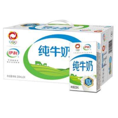 再补券、PLUS会员：伊利 纯牛奶 250ml*16盒*2件 62.16元包邮（双重优惠，合31.08元/件）