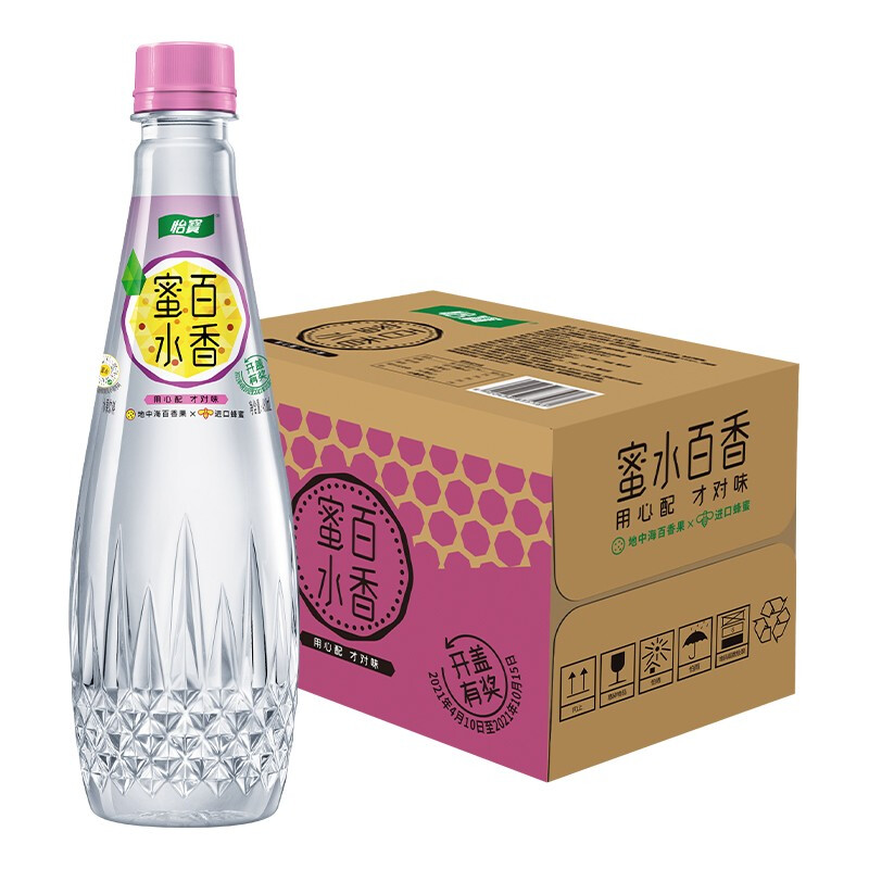 C'estbon 怡宝 蜜水百香果水果饮料 480ml*15整箱装 24.01元（需买3件，需用券）