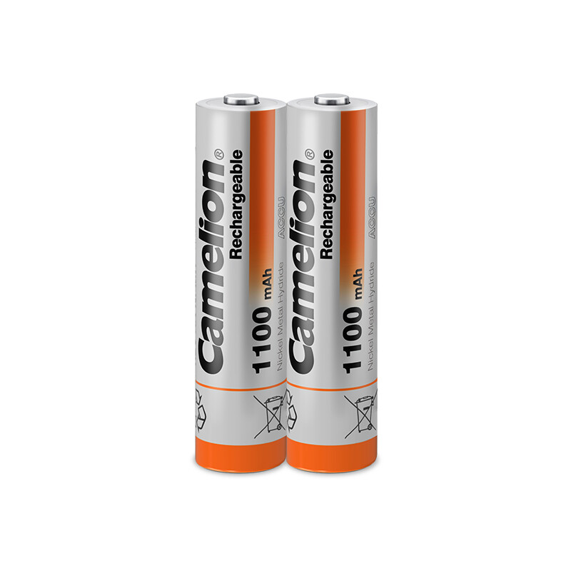 Camelion 飞狮 7号镍氢充电电池电池 1.2V 1100mAh 2粒装 12.75元