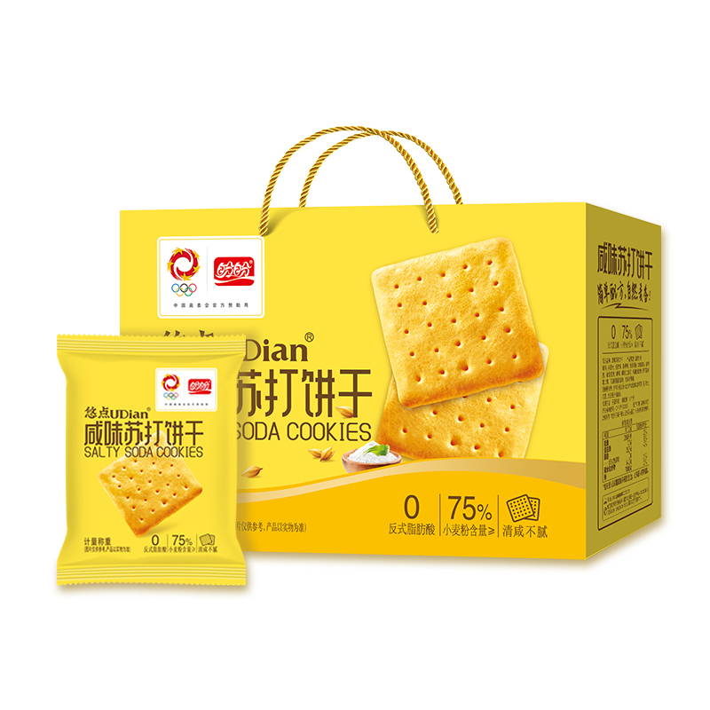 京东PLUS：盼盼 咸味苏打饼干 800g 10.77元包邮（多重优惠）