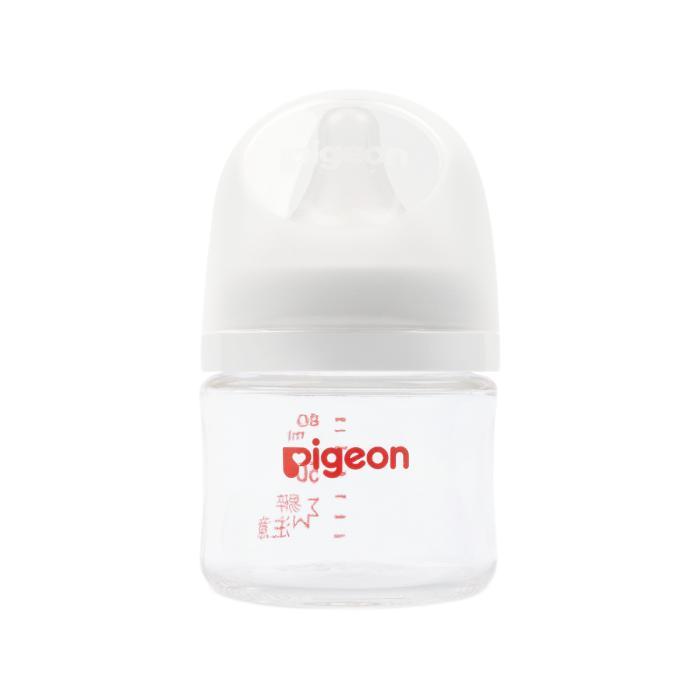 限移动端：Pigeon 贝亲 自然实感第3代PRO系列 AA185 玻璃奶瓶 80ml SS 0月+ 48.51元