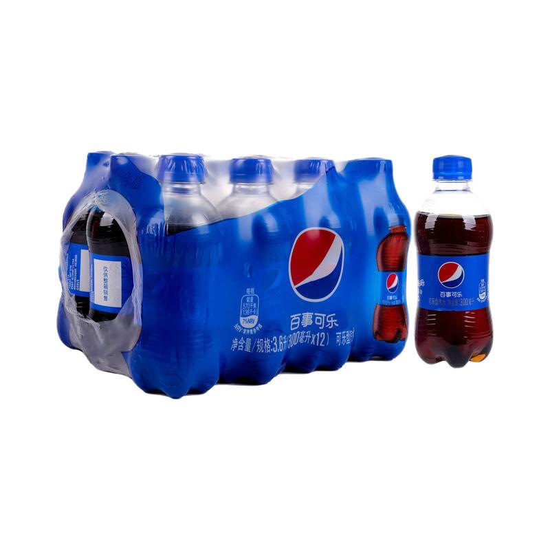 pepsi 百事 可乐 Pepsi 碳酸饮料整箱 300ml*12瓶 (新老包装随机发货) 百事出品 17.48元（需买3件，需用券）