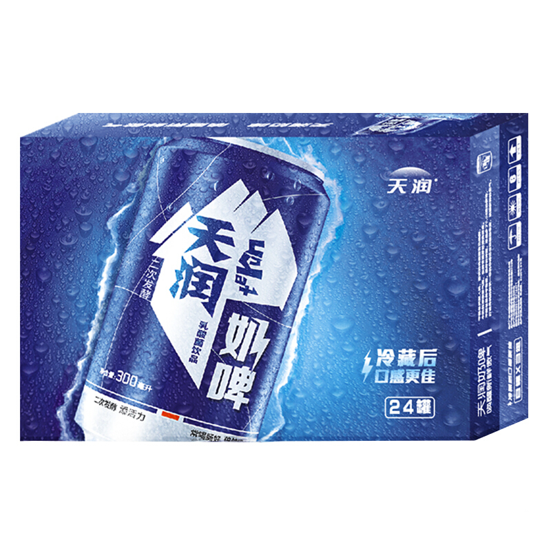 TERUN 天润 奶啤乳酸菌风味牛奶饮品 300ml*24罐 礼盒装 券后72.39元