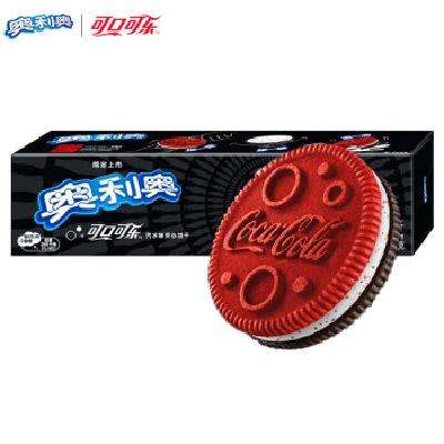 夢(mèng)幻聯(lián)動(dòng)：Oreo 奧利奧 可口可樂(lè)聯(lián)名 汽水跳跳糖味 夾心餅干 97g 單盒裝 7.82元 PLUS會(huì)員包郵