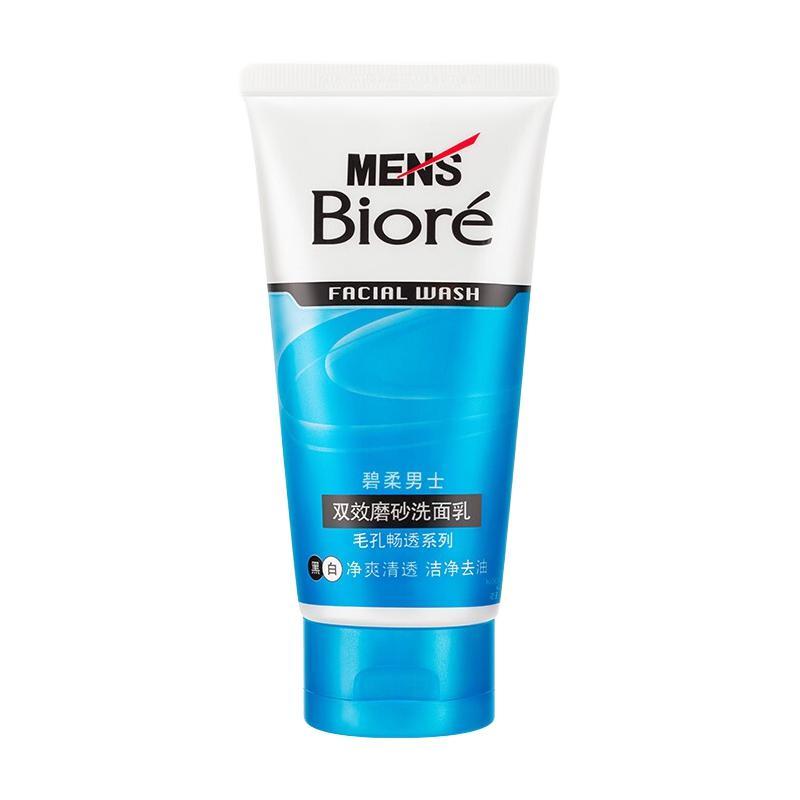 京东PLUS：Bioré 碧柔 毛孔畅透系列男士双效磨砂洗面乳 100g 13.14元（52.59元/4件，双重优惠）