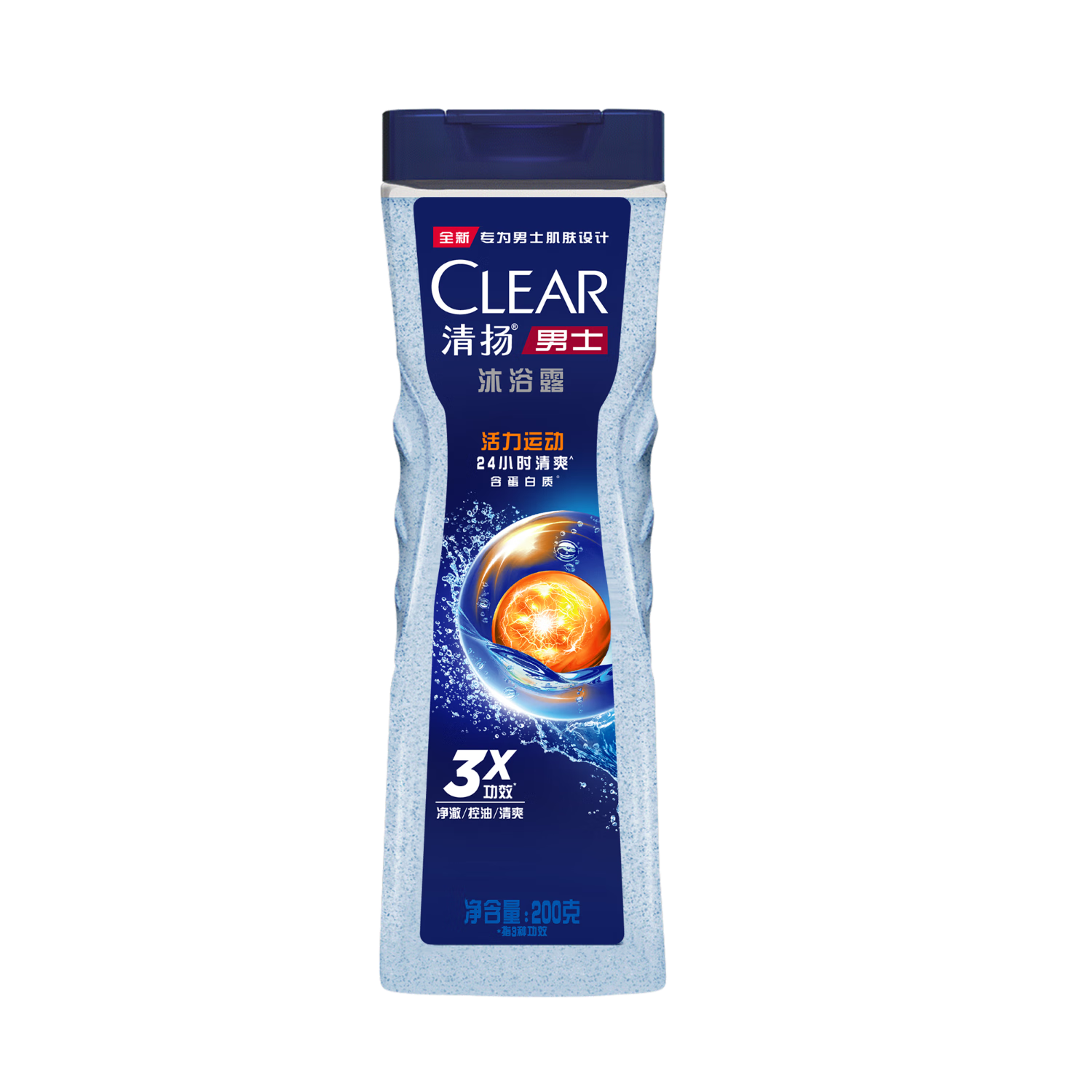 PLUS会员：清扬 CLEAR 沐浴露 男士平衡控油 活力运动型 200g 20.7元（折6.9元/件）