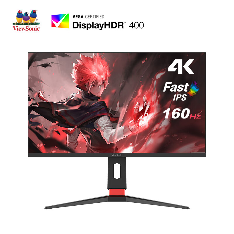 ViewSonic 优派 27英寸 4K 160Hz FastIPS HDMI2.1 HDR400 升降旋转 券后1786.51元