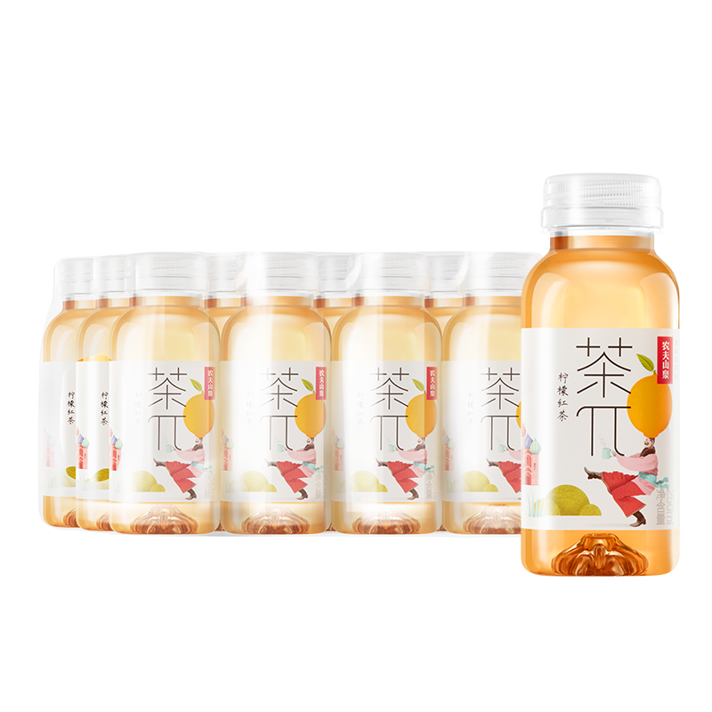 plus会员、概率券:农夫山泉 茶π（茶派） 茶饮料 柠檬红茶250ml*12瓶 量贩装 74.64元（合18.66元/件）