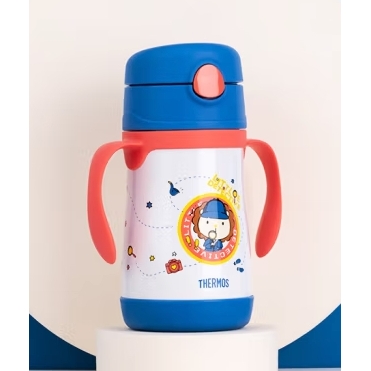 京东PLUS：THERMOS 膳魔师 儿童保温杯 小狮子316L 蓝 305ml 券后122.6元