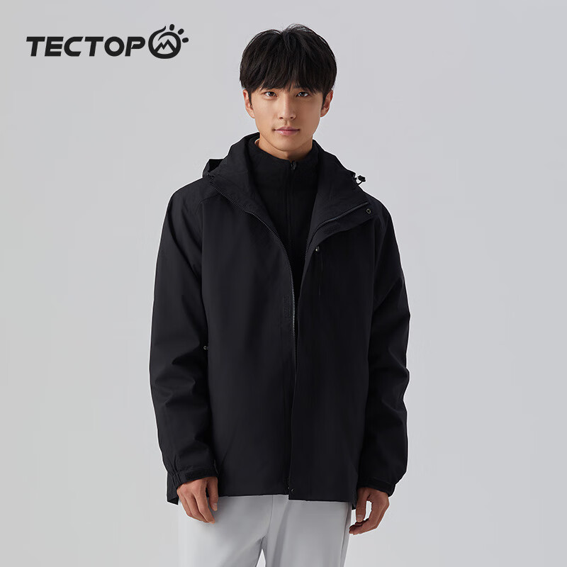 京東PLUS：TECTOP 探拓 男款三合一兩件套 95133 157.96元（雙重優(yōu)惠）