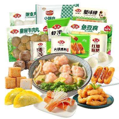 Anjoy 安井 火锅食材&中式早餐系列 任选5件 合集 13.65元/件 包邮（需买5件，共68.25元，多重优惠）