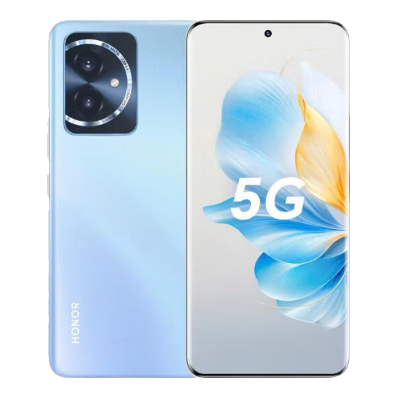 plus会员：荣耀100 5G智能手机 16GB+256GB 迷蝶蓝 5G 1895.48元包邮