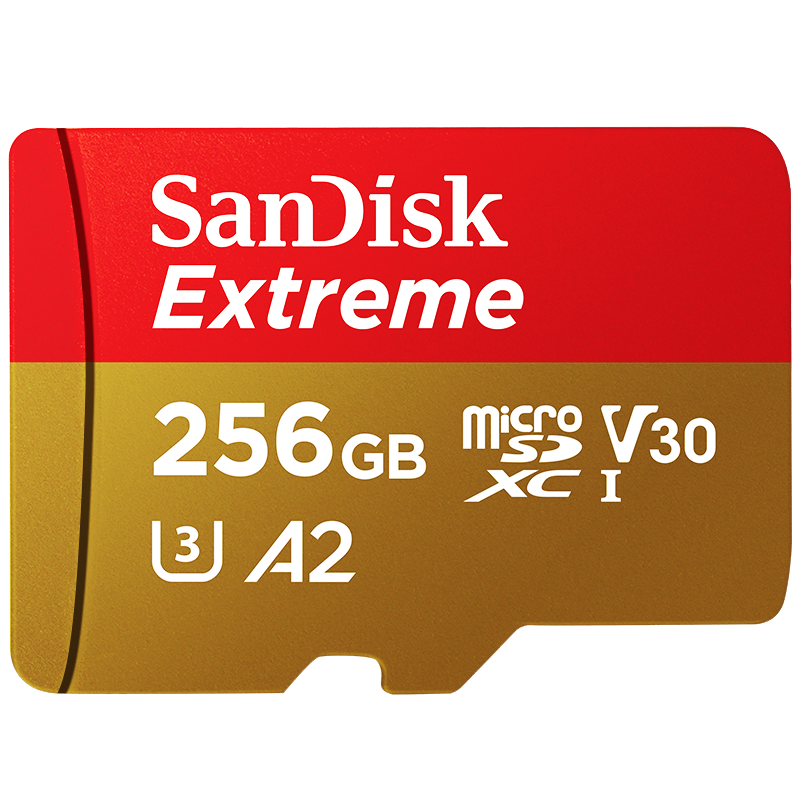 PLUS会员: SanDisk 闪迪 256GB TF内存卡 4K高清 A2 V30 U3 读速190MB/s 写速130MB/s 156.17元包邮（需领券）