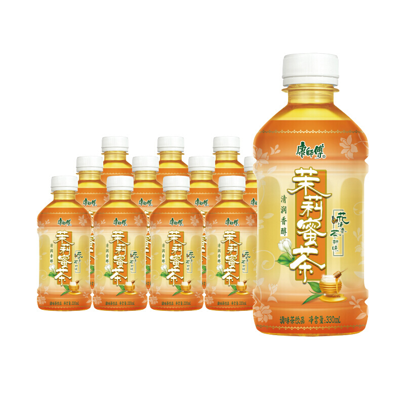 康师傅 茉莉蜜茶 茉莉花茶饮料 330ml*12瓶 19.9元