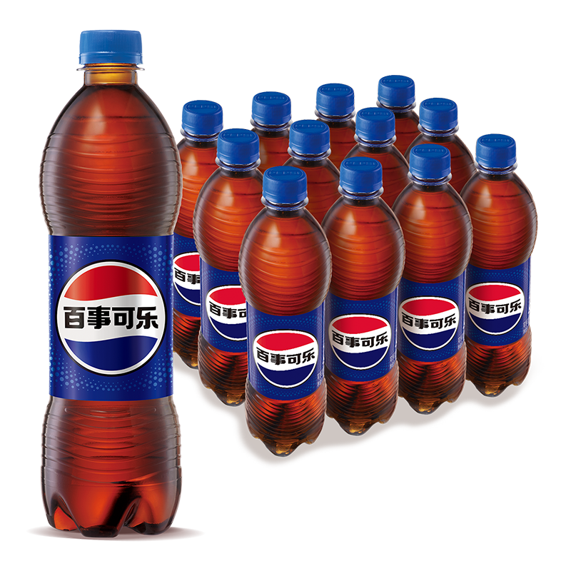 京东百亿补贴、pLus会员:百事可乐碳酸汽水饮料 整箱装 Pepsi 500ml*12瓶 27.76元