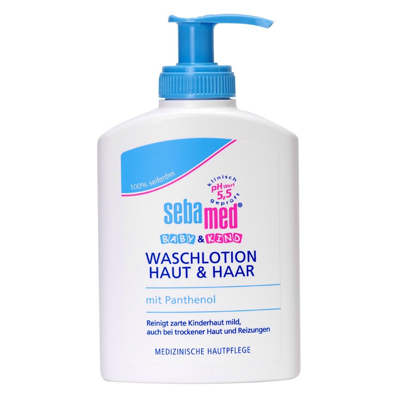 sebamed 施巴 倍护婴儿洗发沐浴二合一 400ml 券后69元