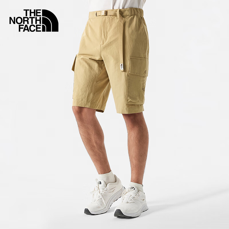 THE NORTH FACE 北面 短褲男戶外舒適透氣休閑五分褲81SH 卡其色/LK5 S ￥246.51