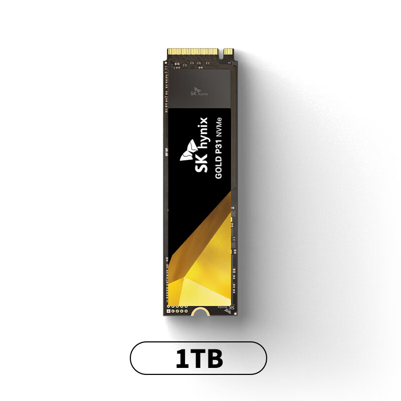 SK hynix 海力士 Gold P31 NVMe M.2 固态硬盘 1TB（PCI-E3.0） 529元