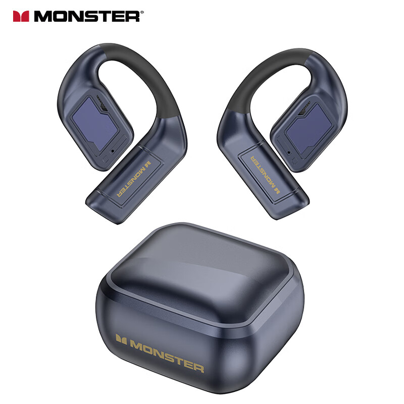 MONSTER 魔声 Open Ear AC310 蓝牙耳机降噪 蓝黑色 ￥78.48