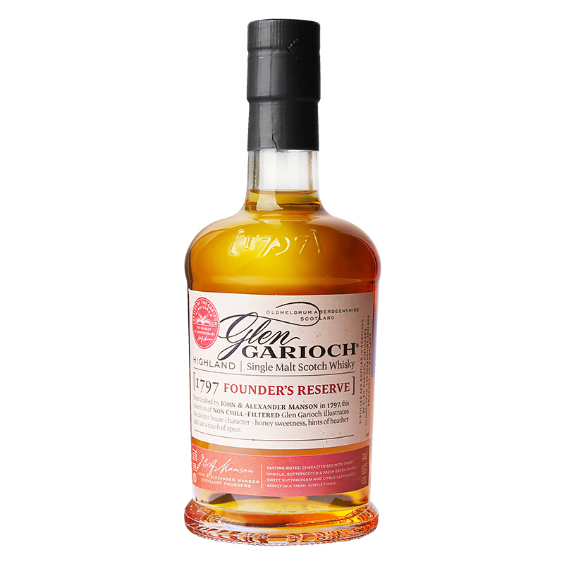 Glen Garioch 格兰盖瑞 1797创立者纪念版 单一麦芽威士忌 48%vol 700ml 单支装 128元（需买2件，需用券）