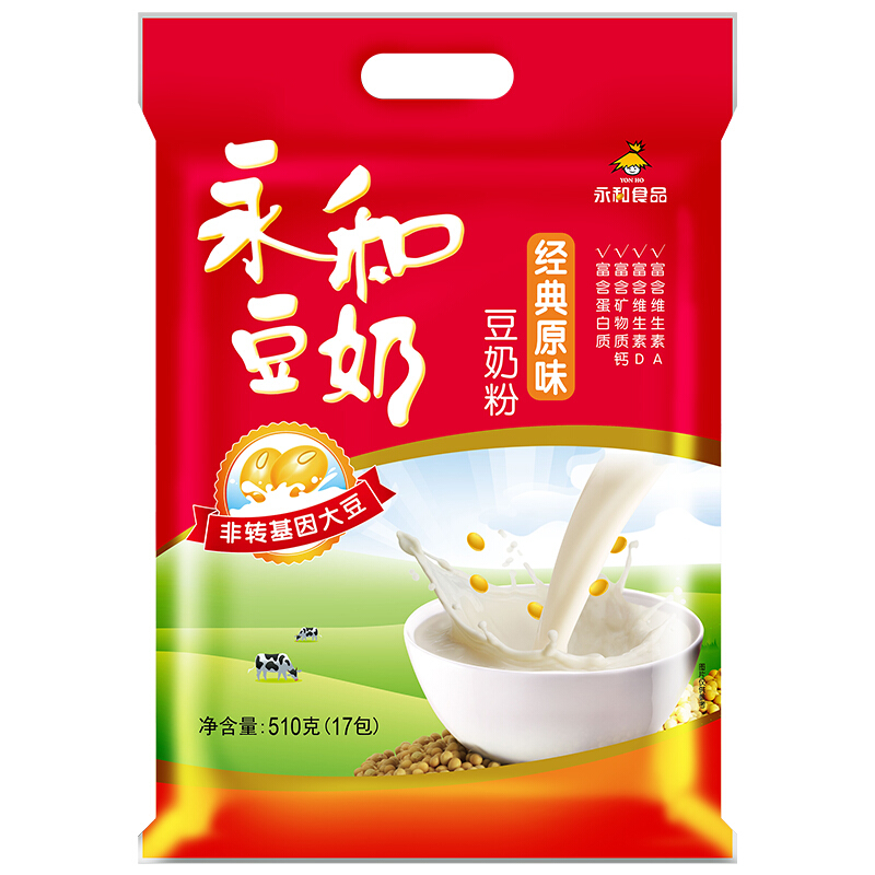 YON HO 永和豆浆 豆奶粉 经典原味 510g 7.81元